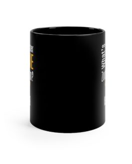 What’s That Number One Zodiac Sign – Aries | Black 11 oz. Drinking Mug | Gold Print | 2022 Collection