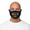 What's That Number One Zodiac Sign Mask | Taurus | Black Fitted Face Mask | Gold Print | 2022 Collection - Image 2