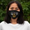 What's That Number One Zodiac Sign Mask | Taurus | Black Fitted Face Mask | Gold Print | 2022 Collection - Image 6