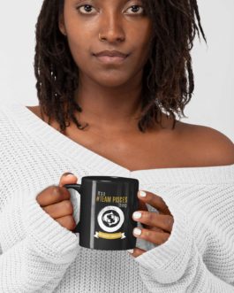 It’s A Team Pisces Thing | Black 11 oz. Drinking Mug | Gold Print | 2022 Collection