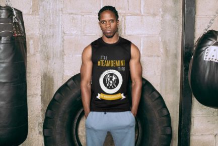 It’s A Team Gemini Thing! | Black Sleeveless Tee | Gold Print | 2022 Collection - Image 2