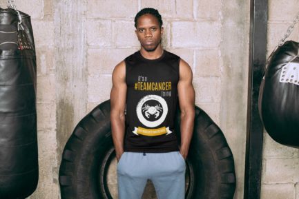 It’s A Team Cancer Thing! | Black Sleeveless Tee | Gold Print | 2022 Collection - Image 2